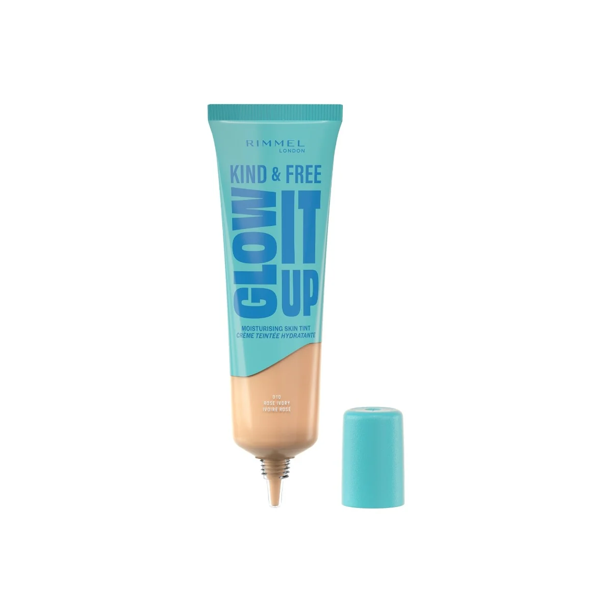 Fond de ten Kind & Free Glow It Up 010 Rose Ivory, 30ml, Rimmel London