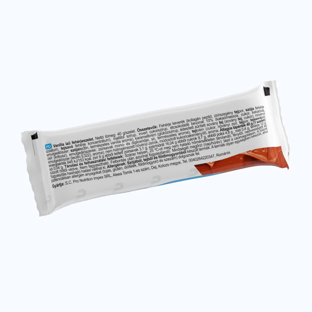 Baton proteic cu vanilie, 40g, Pro Nutrition