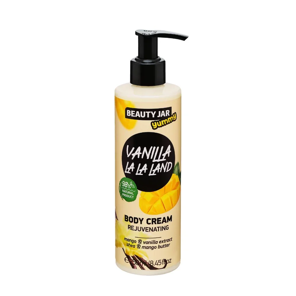Crema de corp revitalizanta Vanilla La La Land, 250ml, Beauty Jar