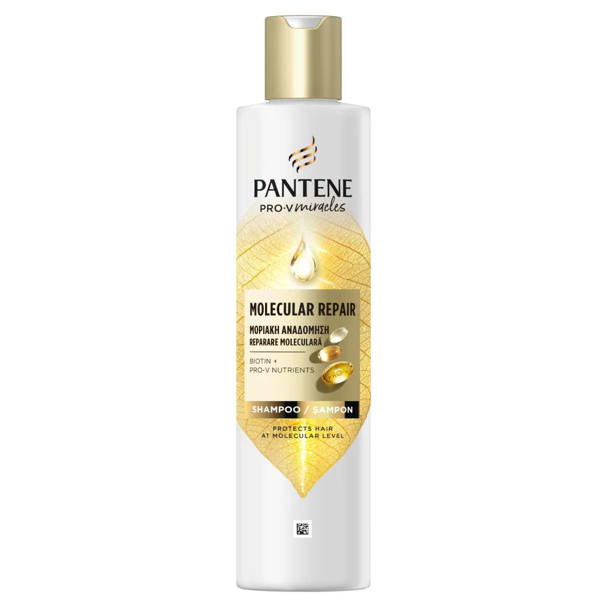 Sampon pentru par uscat si deteriorat cu biotina Pro-V Miracles Molecular, 250ml, Pantene