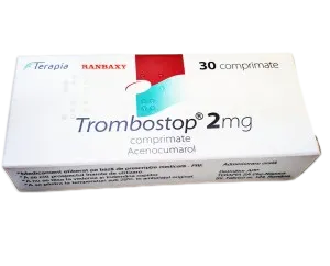 Trombostop 2mg, 30 comprimate, Terapia