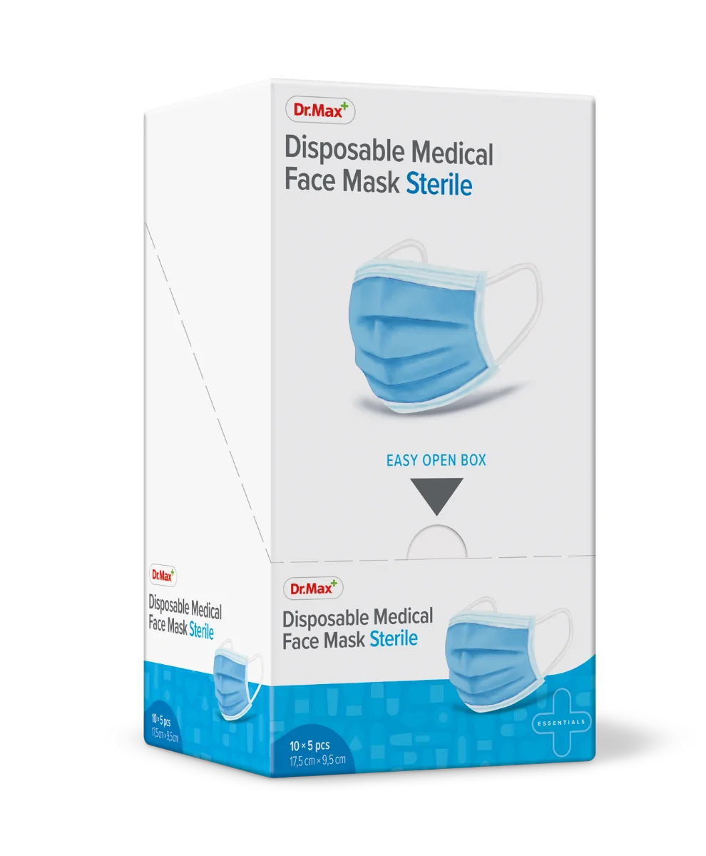 Dr. Max Masca medicala sterila, 5 bucati
