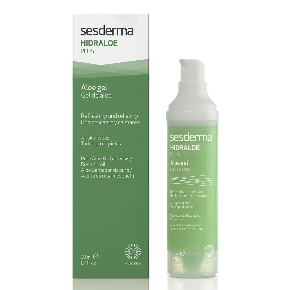 Gel revigorant si calmant cu aloe Hidraloe Plus, 50ml, Sesderma