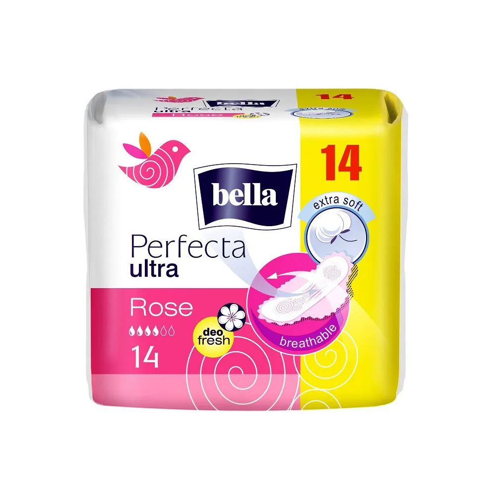 Absorbante Perfecta Ultra Rose Bella, 14 bucati, Bella Seni