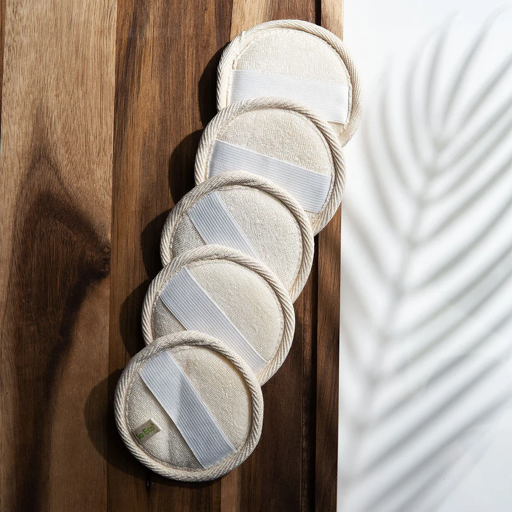 Set 5 dischete ecologice delicate pentru curatarea fetei, 1 bucata, So Eco