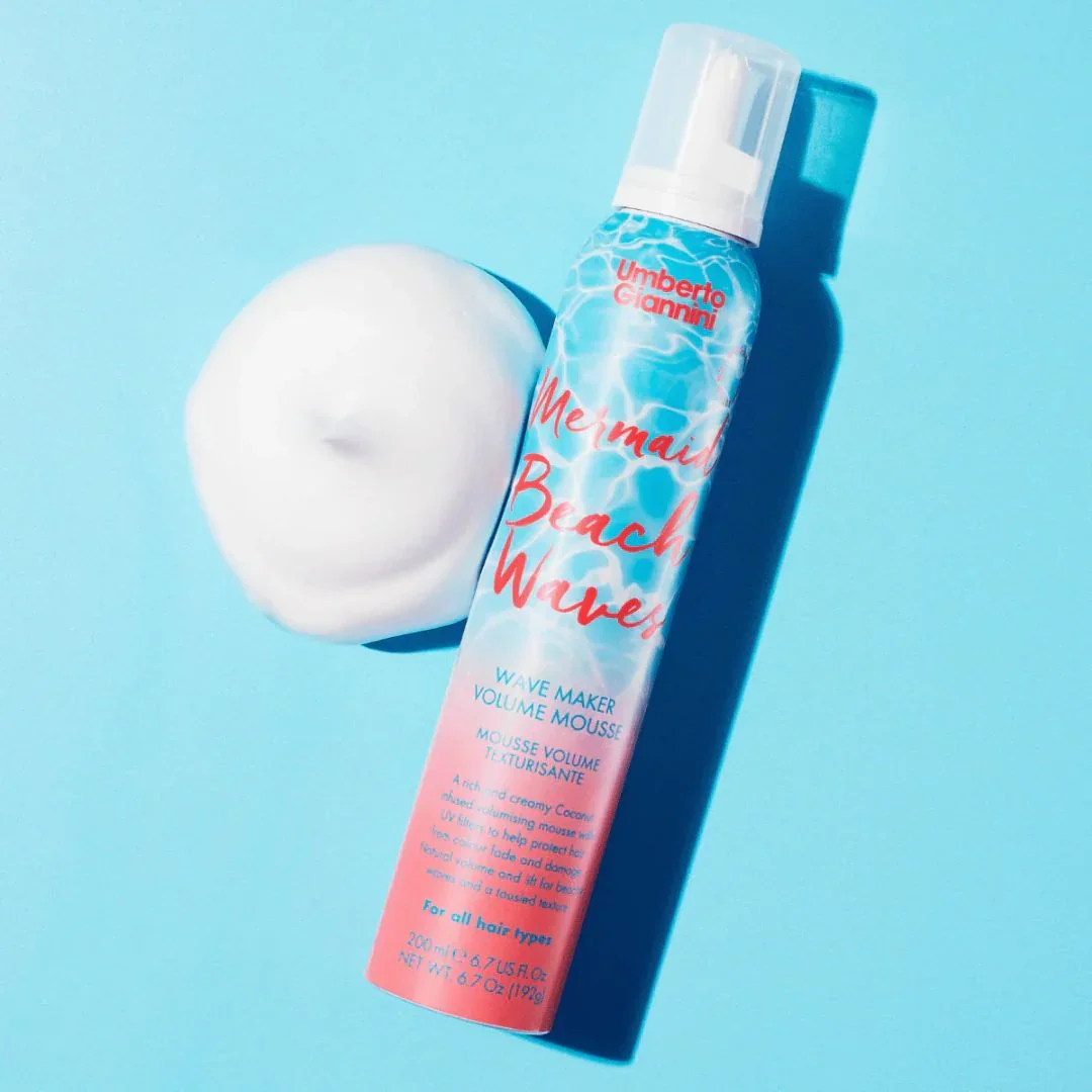 Spuma pentru volum si texturarea parului Mermaid Beach Waves, 200ml, Umberto Giannini