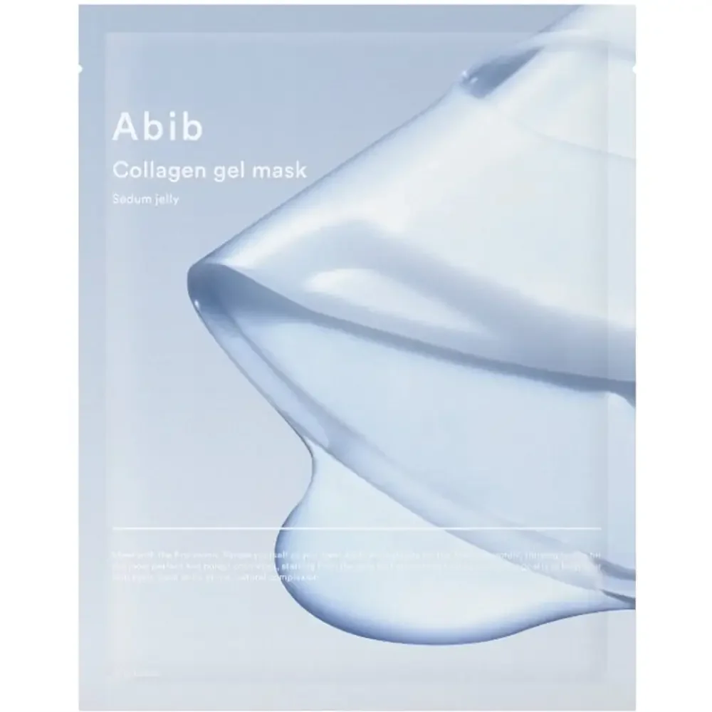 Masca gel hranitoare pentru fata cu colagen Sedum Jelly, 35ml, Abib