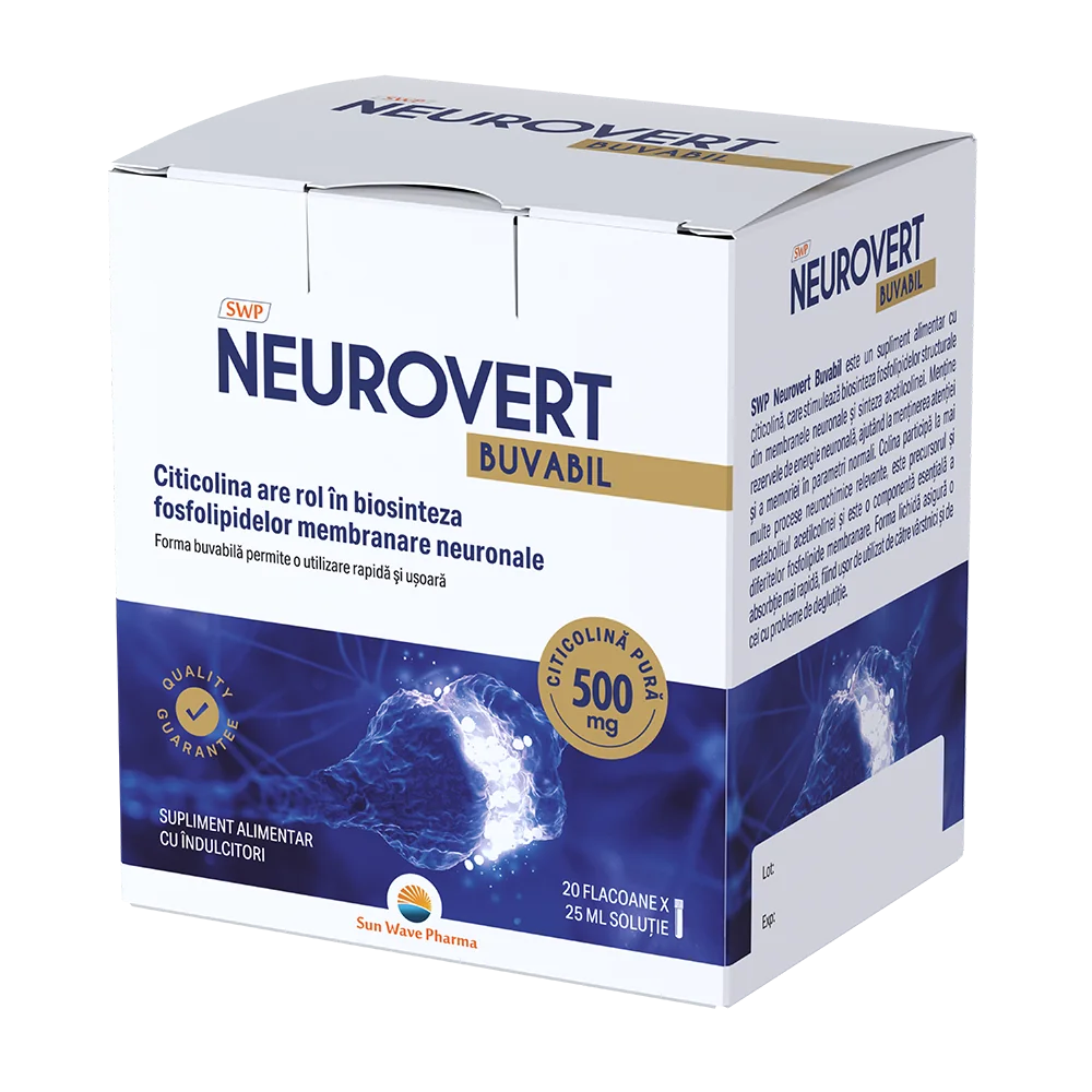 Neurovert buvabil, 20 flacoane, Sun Wave Pharma