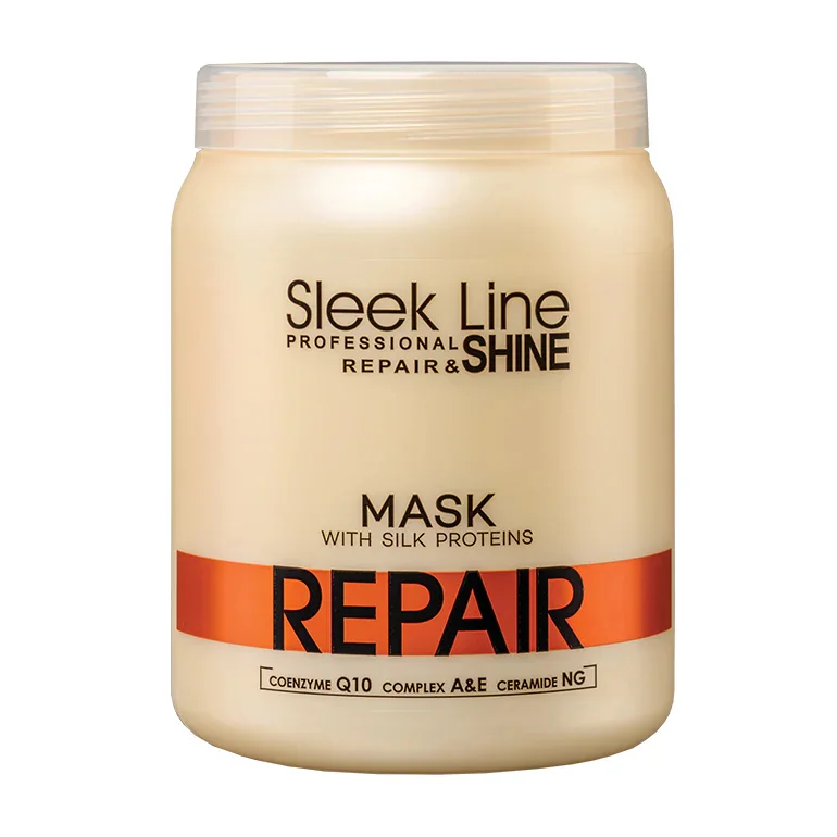 Masca reparatoare pentru par deteriorat, 1000ml, Sleek Line