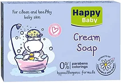 Sapun cremos cu extract de musetel, 75g, Happy Baby