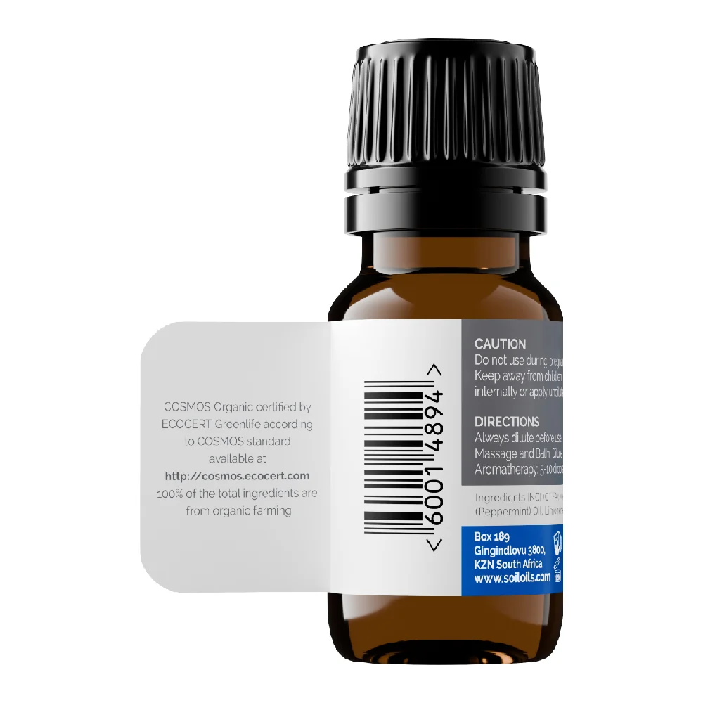 Ulei Bio Esential Menta Peppermint, 10ml, Soil