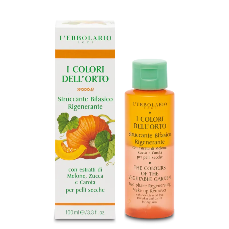 L'Erbolario Demachiant bifazic regenerant Culorile Gradinii, 100ml