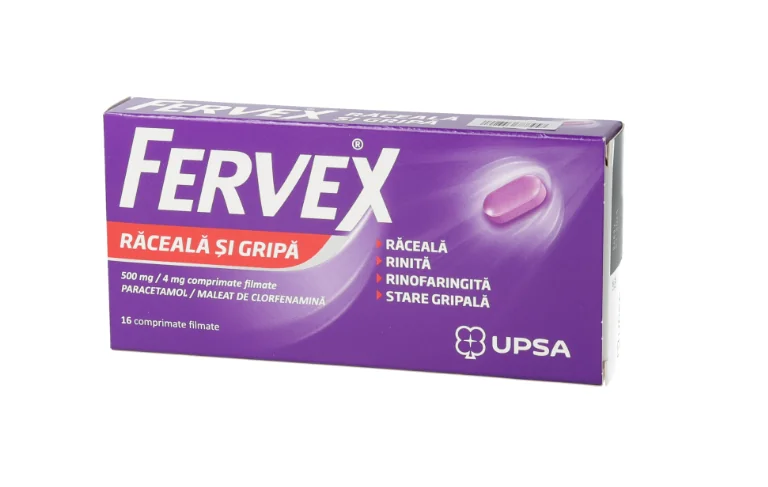 Fervex raceala si gripa, 16 comprimate, Upsa