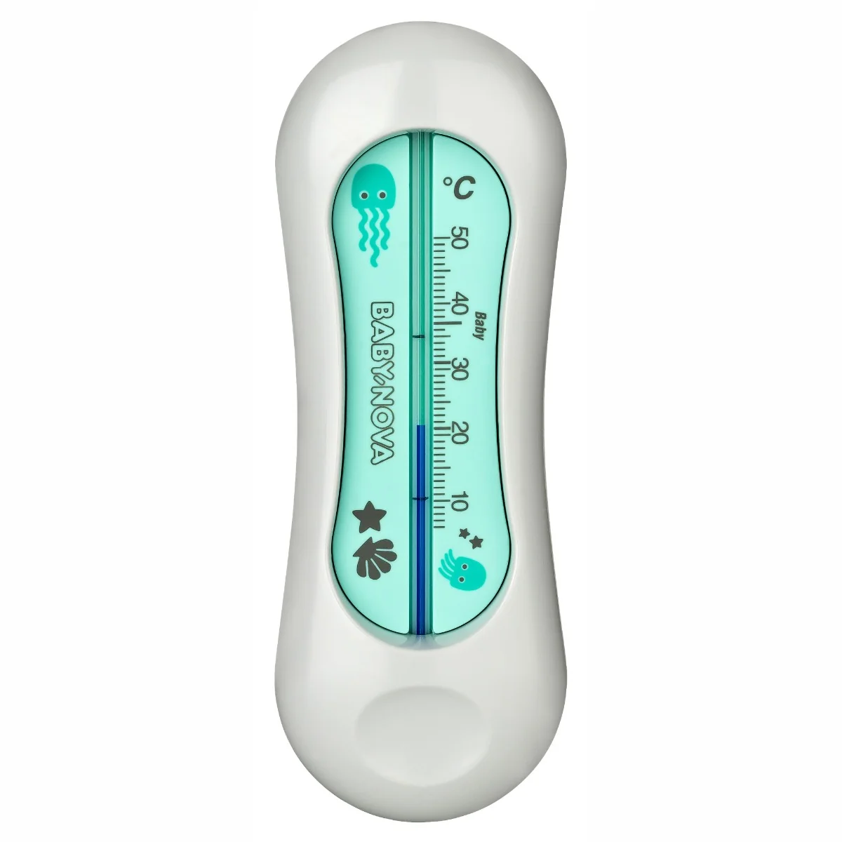 Termometru de baie oval, 1 bucata, Baby Nova