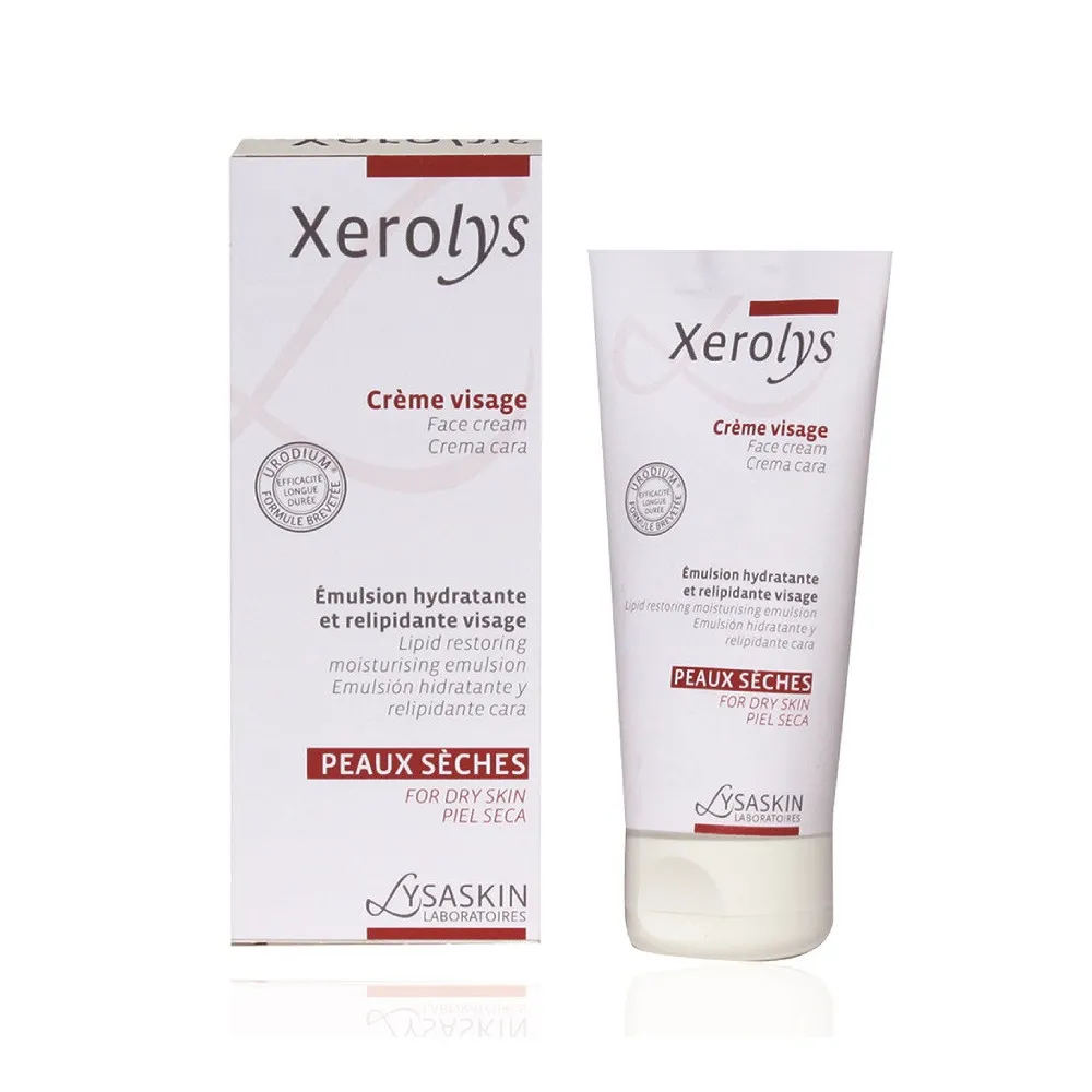 Crema hidratanta și relipidifianta pentru fata Xerolys, 50 ml, Lysaskin 