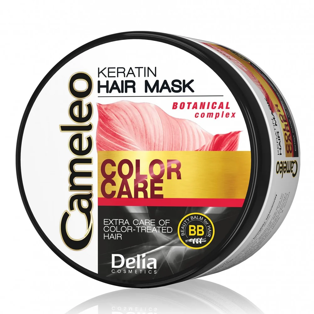 Masca pentru par deteriorat Keratin Cameleo, 200ml, Delia Cosmetics