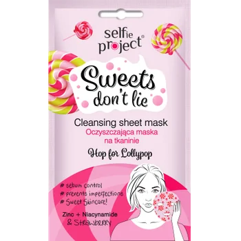 Masca curatare fata Hop for Lollypop, 15ml, Selfie Project