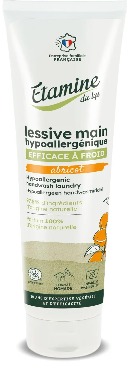 Detergent bio de rufe hipoalergenic pentru spalare manuala cu parfum de caise, 250ml, Etamine