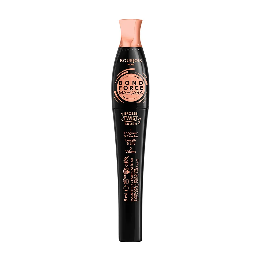 Mascara Twist Up The Volume Bond Force, 01 Black, 8ml, Bourjois