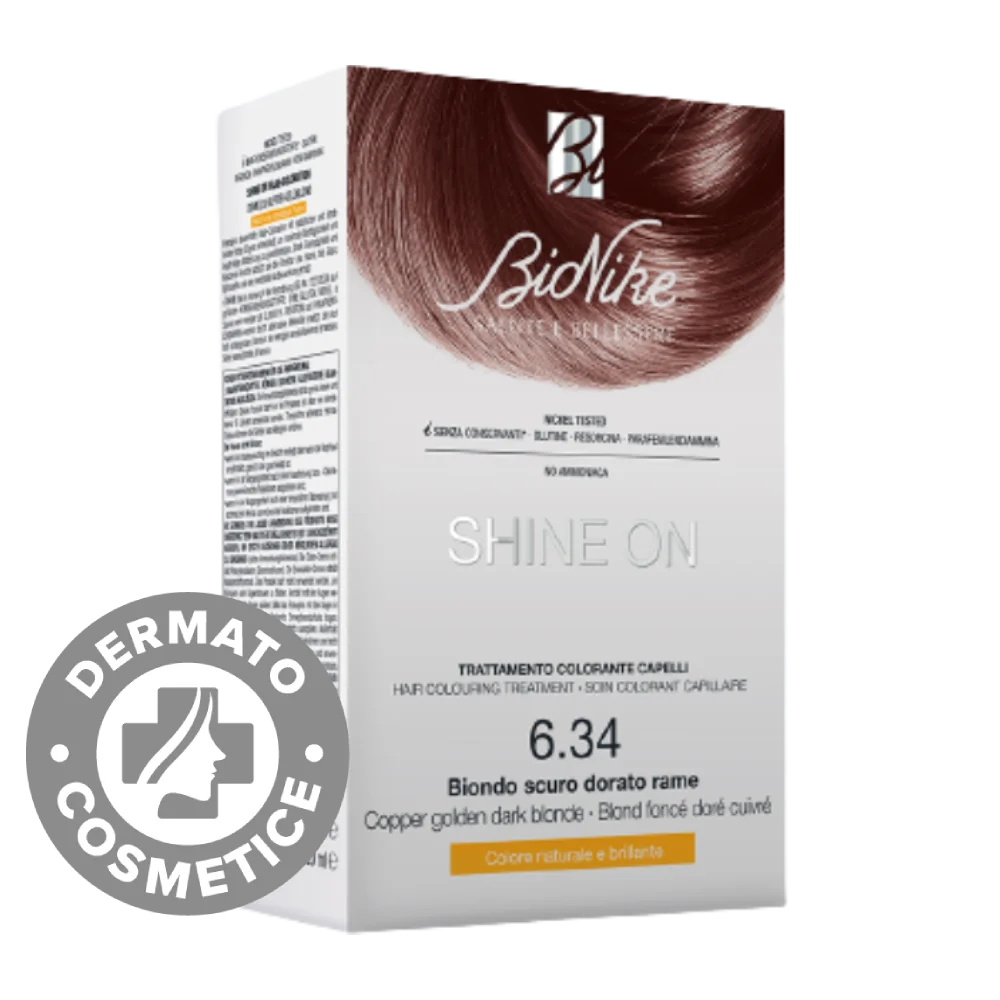 Vopsea pentru par Nr. 6.34 Coper Golden Dark Blonde Shine On, 1 bucata, Bionike