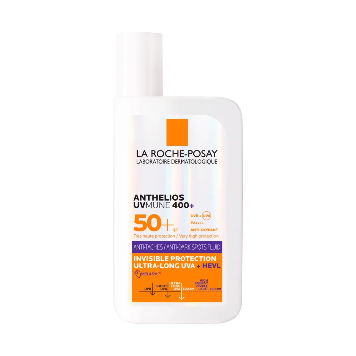 Fluid anti-pete pigmentare cu SPF50+ Anthelios UVMUNE 400+ HEVL, 50ml, La Roche-Posay