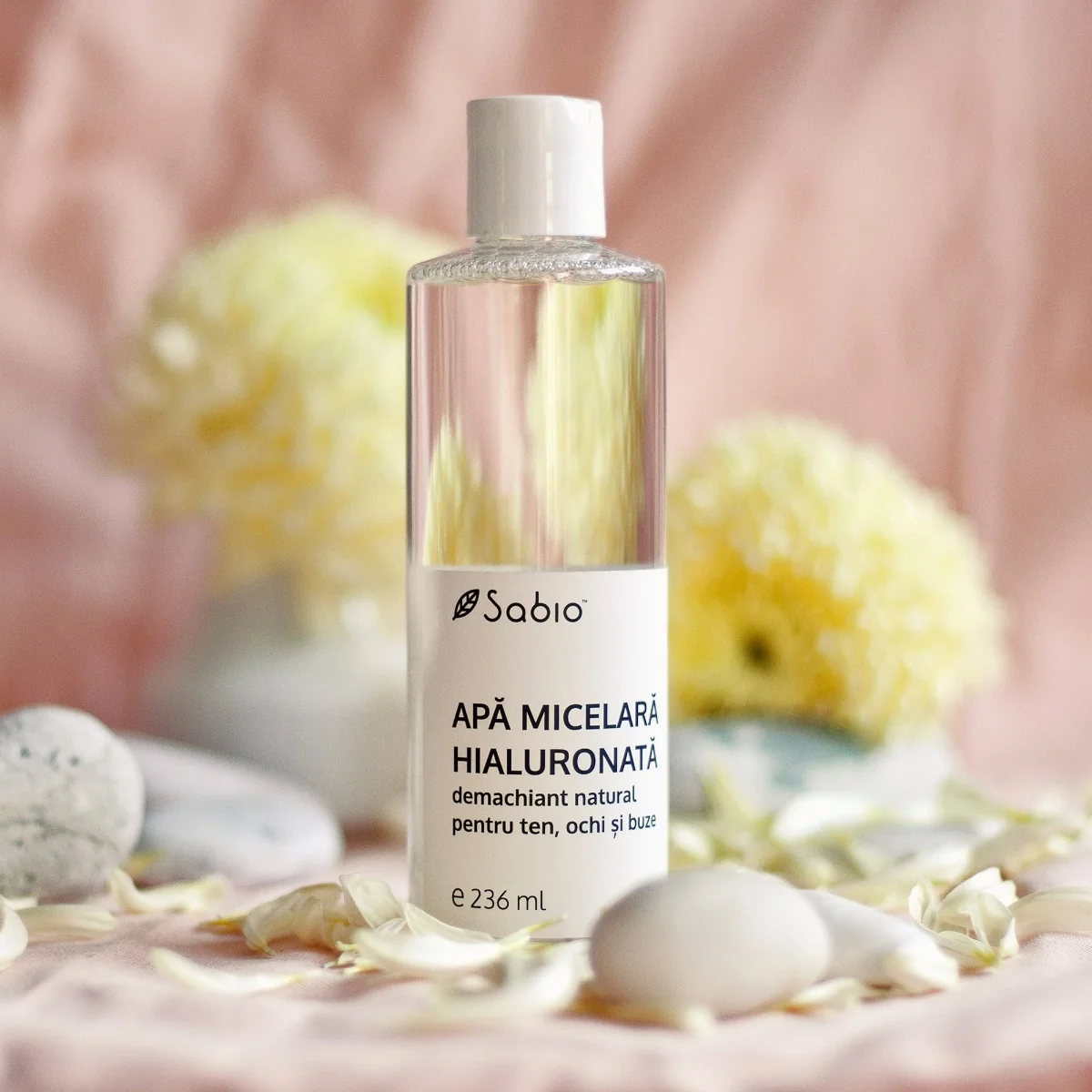 Apa micelara hialuronata pentru fata, 236ml, Sebio