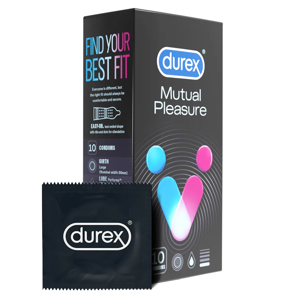 Prezervative Mutual Pleasure, 10 bucati, Durex 