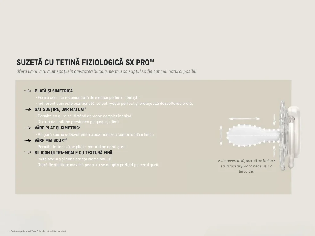 Suzeta fiziologica SX Pro pentru 0 - 6 luni Albastru Wild & Free, 2 bucati, Suavinex