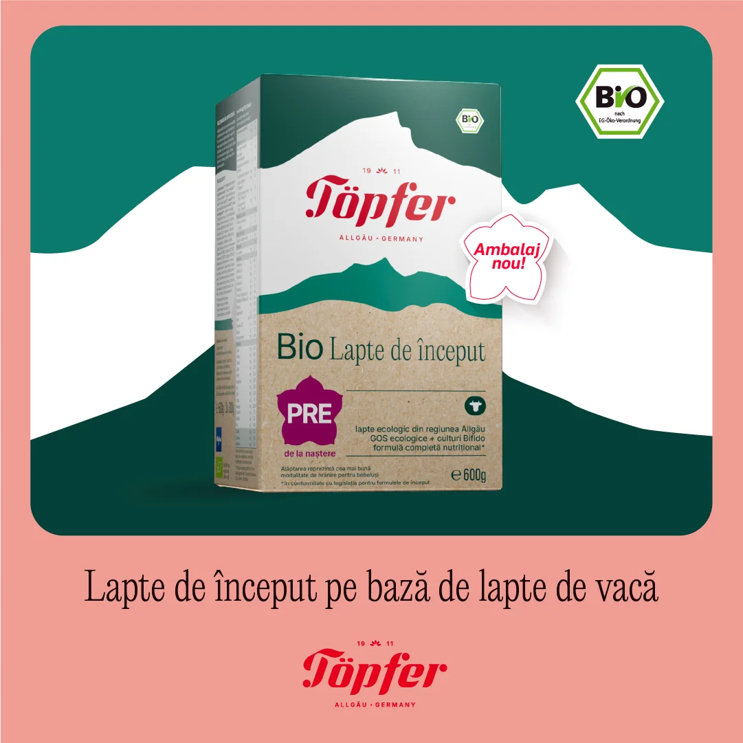 Formula lapte praf Lactana Pre Bio +0 luni, 600g, Topfer