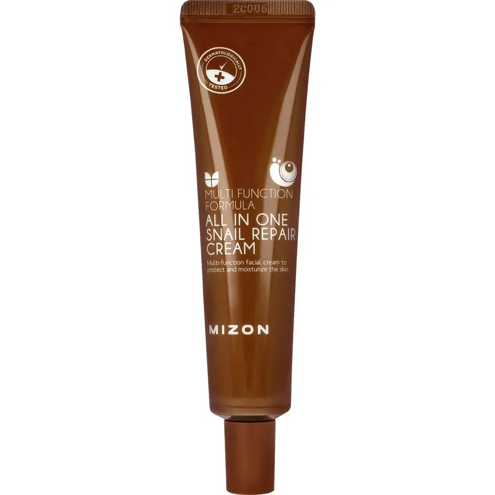 Crema de fata reparatoare cu extract de melc All In One, 35ml, Mizon