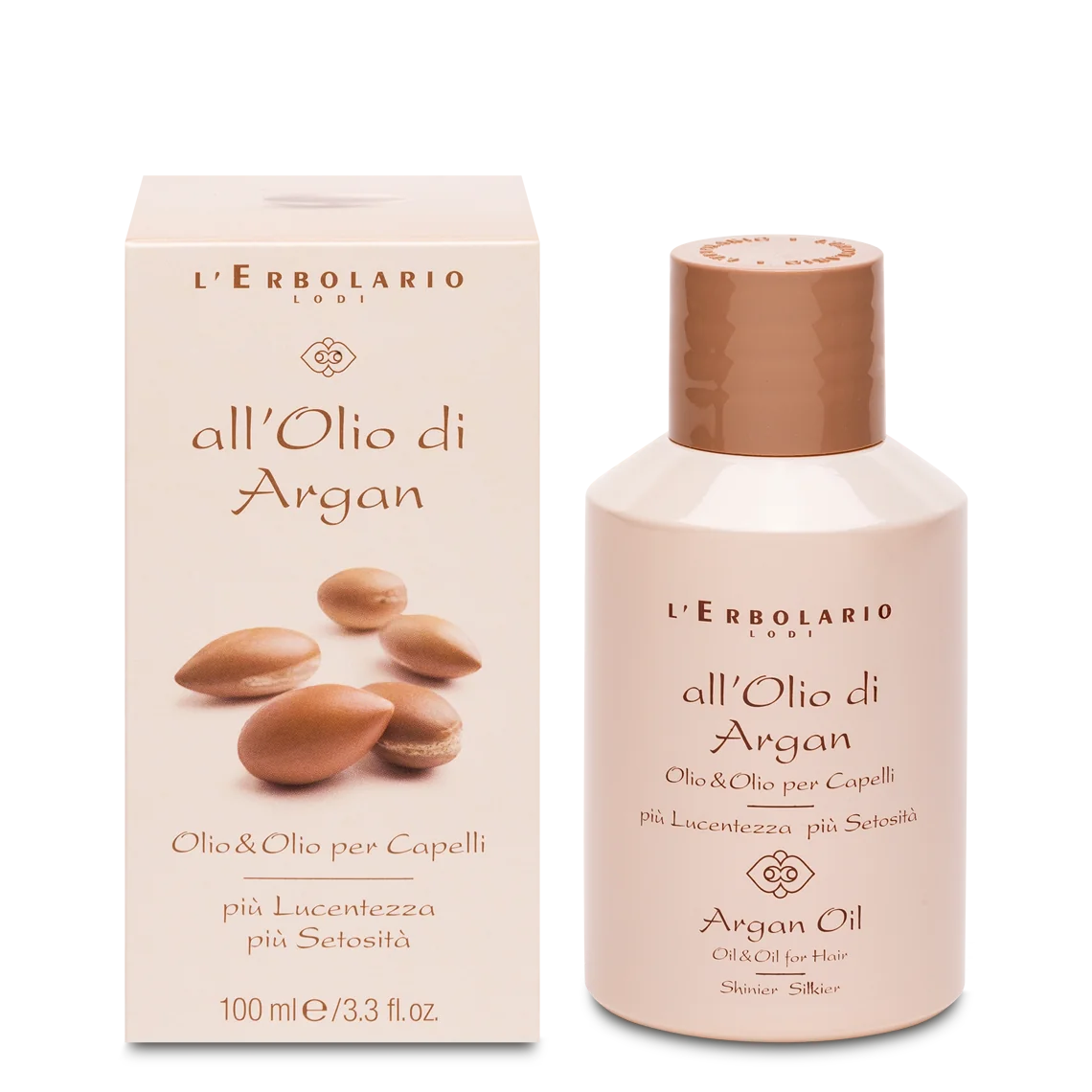 L'Erbolario Ulei pentru par cu extract de argan, 100ml