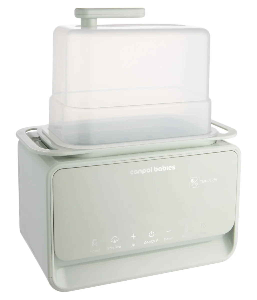 Incalzitor biberoane si sterilizator cu termostat si lampa de veghe 12/218, 1 bucata, Canpol babies