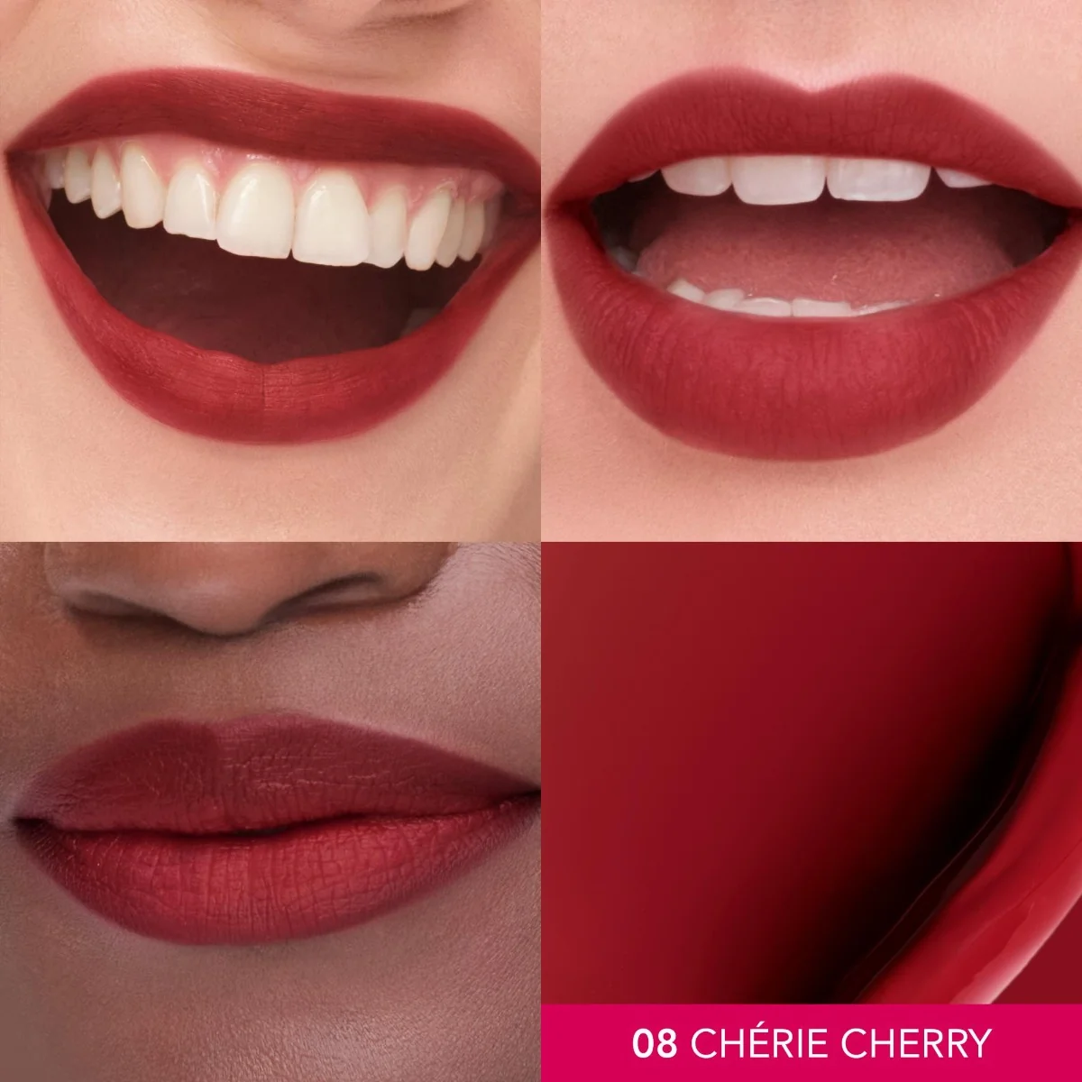 Ruj lichid cherie cherry 08 Cloud Creme, 3.1ml, Bourjois