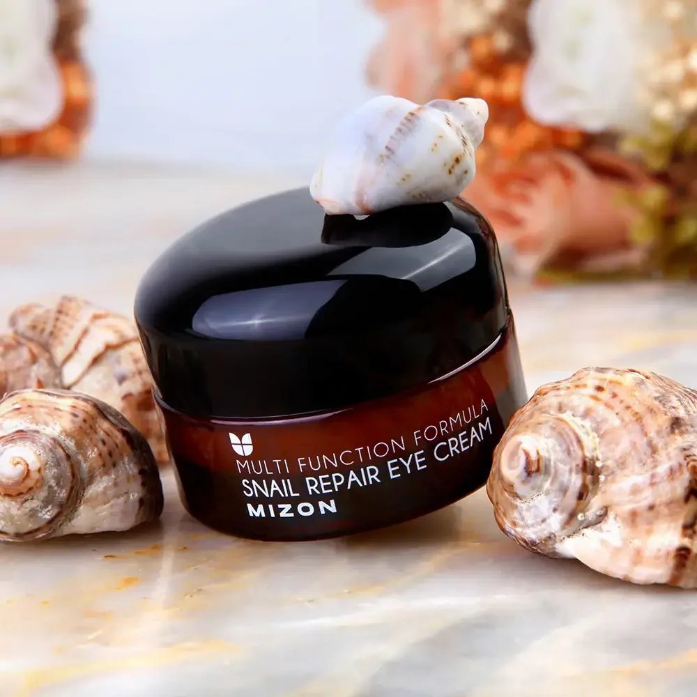 Crema de ochi reparatoare cu extract de melc, 25ml, Mizon