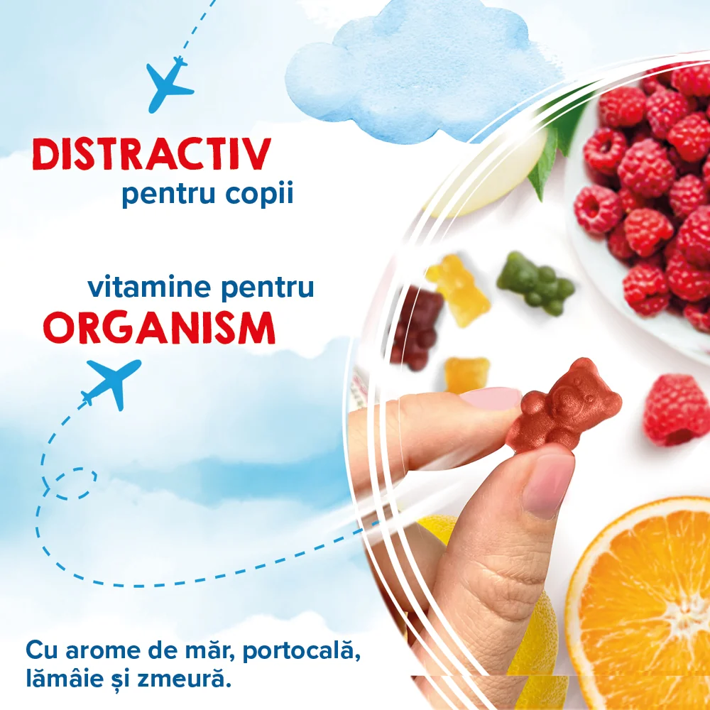Dr. Max Jeleuri cu vitamine pentru copii, 50 jeleuri