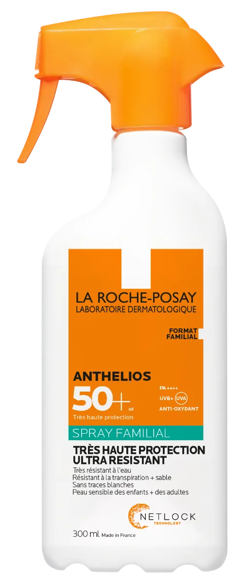 Spray SPF50+ fara parfum Anthelios Family, 300ml, La Roche-Posay