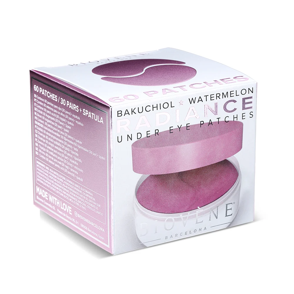 Plasturi cu hidrogel pentru zona ochilor Bakuchiol Radiance, 60 bucati, Biovene 