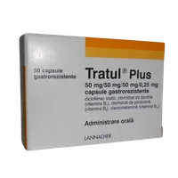 Tratul Plus 50mg, 50 capsule gastrorezistente, Lannacher Heilmittel