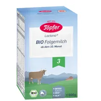 Lapte praf Bio 3 de la 10 luni, 600g, Topfer