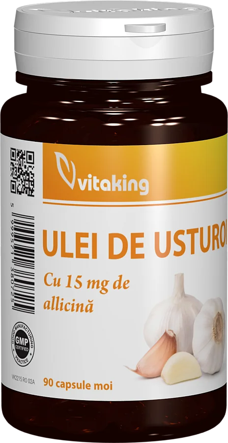 Ulei de usturoi 30mg, 90 capsule moi, Vitaking