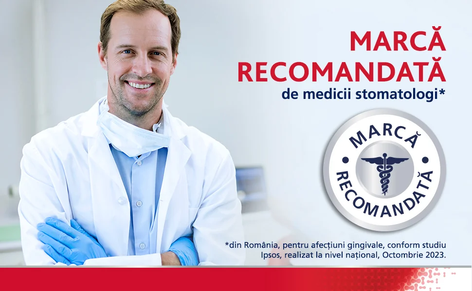 Marca recomandata de medicii dentisti Paradontax Marca recomandata de medicii dentisti Paradontax