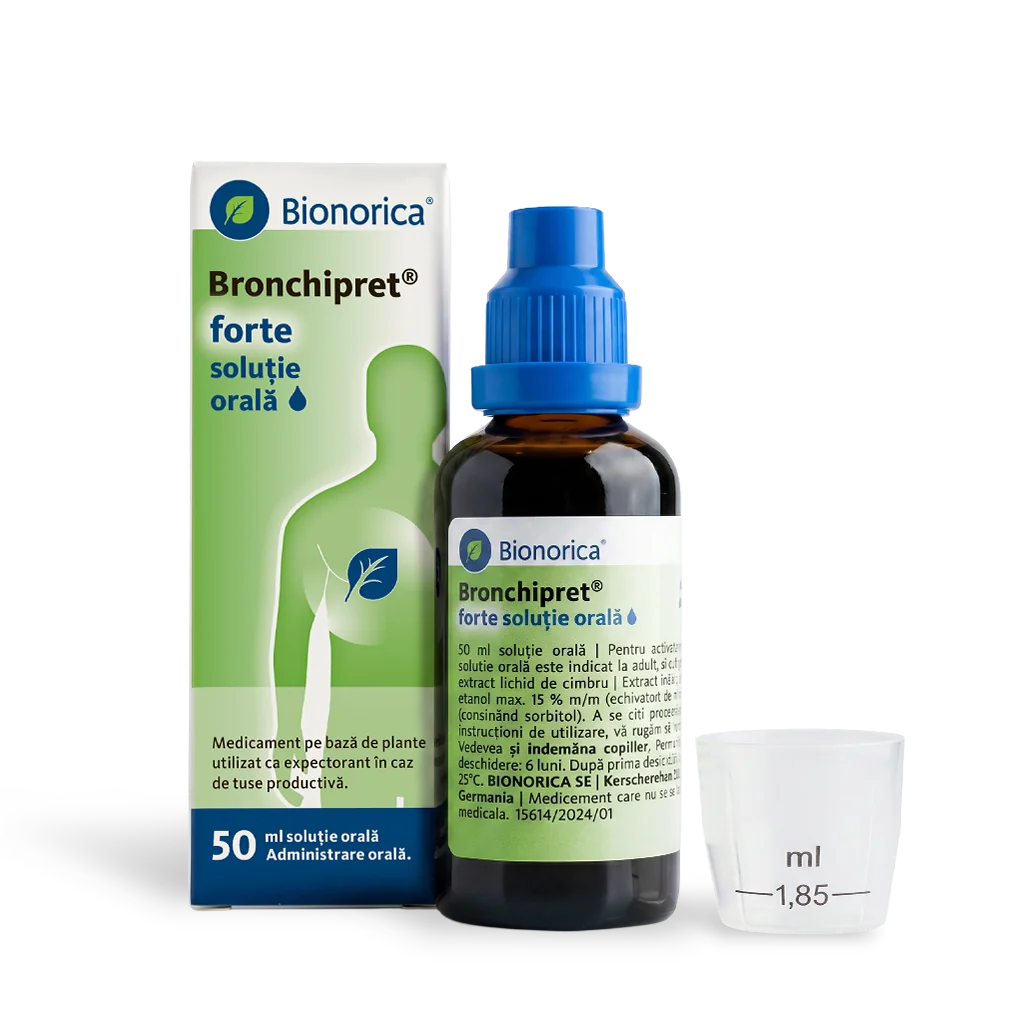 Bronchipret forte solutie orala, 50ml, Bionorica
