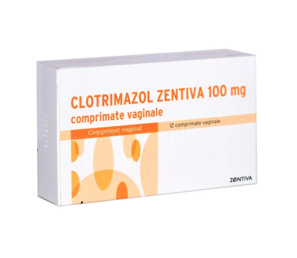 Clotrimazol ovule 100 mg, 12 comprimate, Zentiva