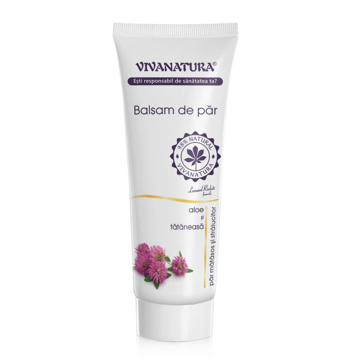 Balsam de par cu aloe si tataneasa, 250ml, VivaNatura