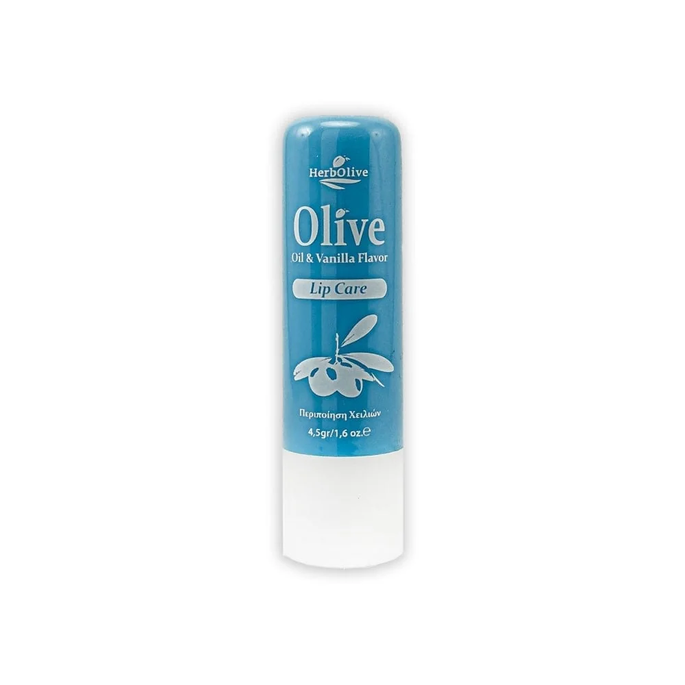 Balsam de buze cu ulei de masline si aroma de vanilie, 4.5g, Herbolive