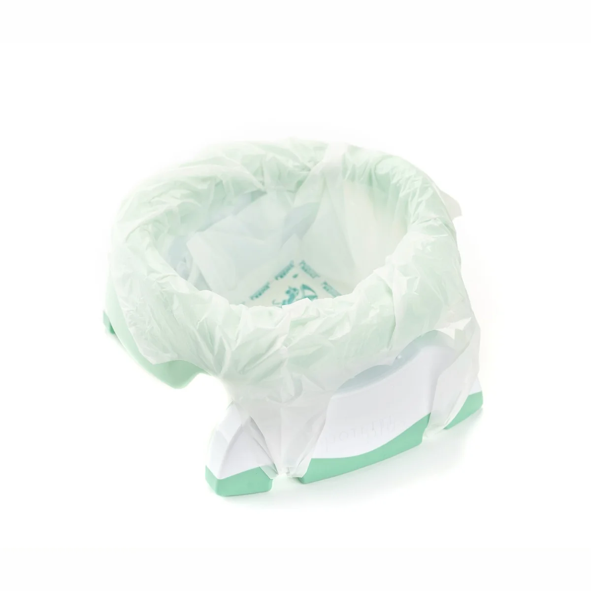 Olita portabila pliabila 2 in 1 15+ luni Verde, 1 bucata, Potette Plus