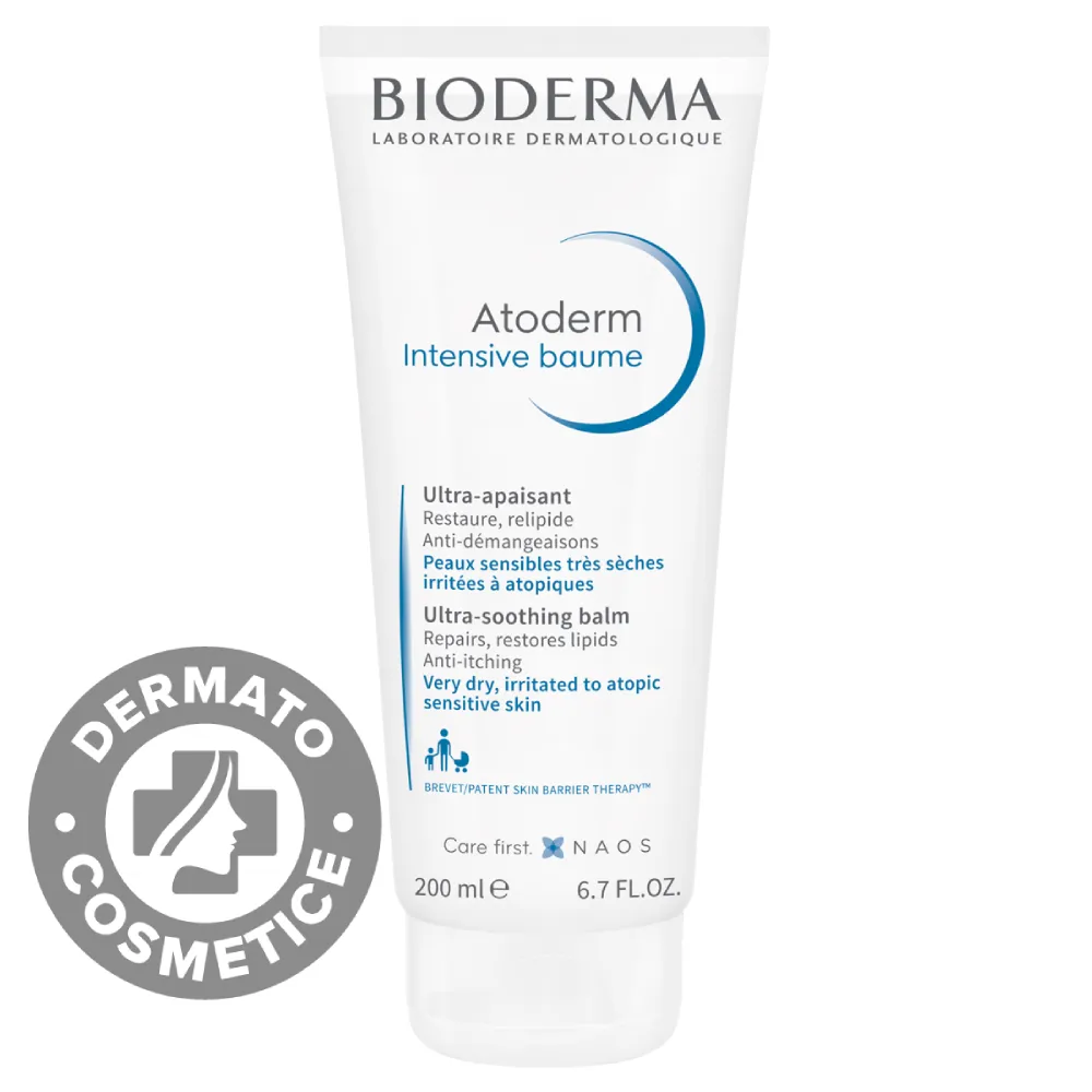 Balsam calmant piele atopica Atoderm Intensive, 200ml, Bioderma 