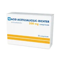 Acid Acetilsalicilic Richter 500 mg, 30 comprimate, Gedeon Richter