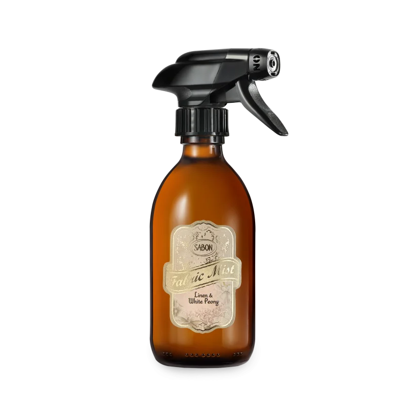 Parfum pentru textile Linen si Bujor Alb, 300ml, Sabon