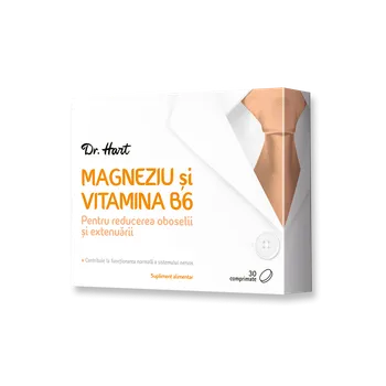 Dr.Hart Magneziu si vitamina B6, 30 comprimate 